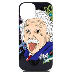 Albert Einstein Physicist Iphone 14 Black Uv Print Case by Cowasu