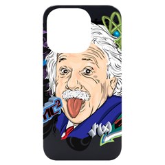 Albert Einstein Physicist Iphone 14 Pro Black Uv Print Case by Cowasu