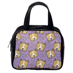 Corgi Pattern Classic Handbag (one Side) by Cowasu