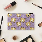 Corgi Pattern Cosmetic Bag (Small) Back