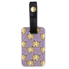 Corgi Pattern Luggage Tag (one Side) by Cowasu