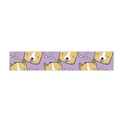 Corgi Pattern Premium Plush Fleece Scarf (mini) by Cowasu