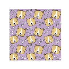 Corgi Pattern Square Satin Scarf (30  X 30 ) by Cowasu