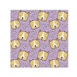 Corgi Pattern Square Satin Scarf (30  x 30 ) Front