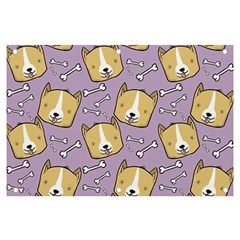 Corgi Pattern Banner And Sign 6  X 4  by Cowasu