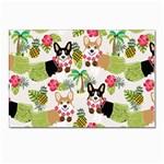 Corgis Hula Pattern Postcards 5  x 7  (Pkg of 10) Front