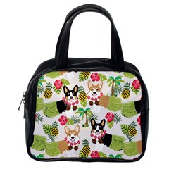 Corgis Hula Pattern Classic Handbag (one Side) by Cowasu