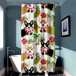 Corgis Hula Pattern Shower Curtain 36  x 72  (Stall)  Curtain(36 X72 )