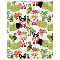 Corgis Hula Pattern Drawstring Bag (small) by Cowasu