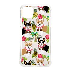 Corgis Hula Pattern Iphone 11 Pro Max 6 5 Inch Tpu Uv Print Case by Cowasu