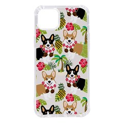 Corgis Hula Pattern Iphone 14 Plus Tpu Uv Print Case by Cowasu