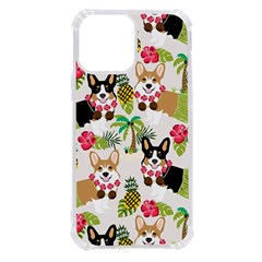 Corgis Hula Pattern Iphone 13 Pro Max Tpu Uv Print Case by Cowasu