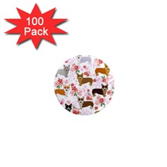 Corgis Corgi Pattern 1  Mini Magnets (100 Pack)  by Cowasu