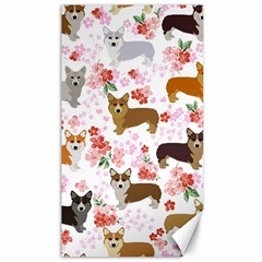 Corgis Corgi Pattern Canvas 40  X 72  by Cowasu