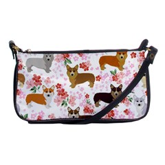 Corgis Corgi Pattern Shoulder Clutch Bag by Cowasu