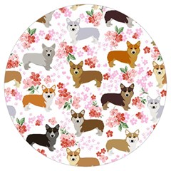 Corgis Corgi Pattern Round Trivet by Cowasu