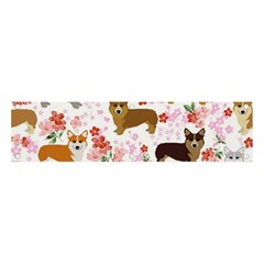 Corgis Corgi Pattern Banner And Sign 4  X 1  by Cowasu