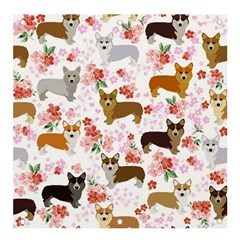 Corgis Corgi Pattern Banner And Sign 4  X 4  by Cowasu