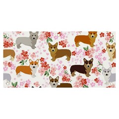 Corgis Corgi Pattern Banner And Sign 6  X 3  by Cowasu