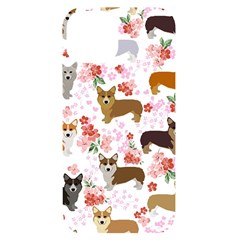 Corgis Corgi Pattern Iphone 14 Black Uv Print Case by Cowasu