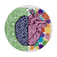 Brain-heart-balance-emotion Ornament (round)