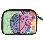 Brain-heart-balance-emotion Digital Camera Leather Case Back