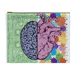 Brain-heart-balance-emotion Cosmetic Bag (xl) by Cowasu