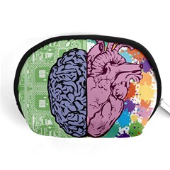 Brain-heart-balance-emotion Accessory Pouch (medium) by Cowasu