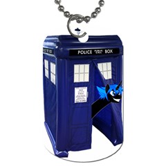 Tardis-doctor-who Dog Tag (one Side) by Cowasu