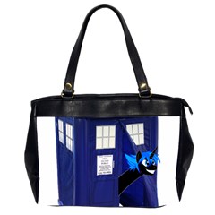 Tardis-doctor-who Oversize Office Handbag (2 Sides) by Cowasu