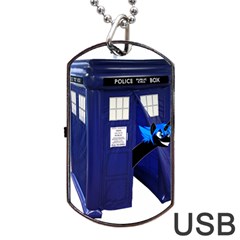 Tardis-doctor-who Dog Tag Usb Flash (one Side) by Cowasu