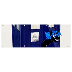 Tardis-doctor-who Banner And Sign 9  X 3  by Cowasu