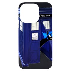 Tardis-doctor-who Iphone 14 Pro Black Uv Print Case by Cowasu