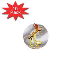 Phoenix 1  Mini Buttons (10 Pack)  by Cowasu