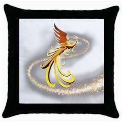 Phoenix Throw Pillow Case (Black)