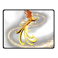 Phoenix Two Sides Fleece Blanket (small) by Cowasu