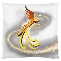 Phoenix Large Premium Plush Fleece Cushion Case (one Side) by Cowasu