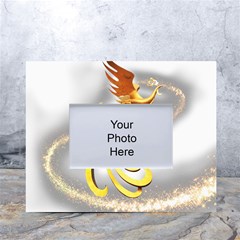 Phoenix White Tabletop Photo Frame 4 x6  by Cowasu