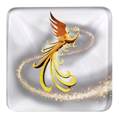 Phoenix Square Glass Fridge Magnet (4 pack)