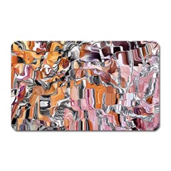 Pour Blend Smudged  Magnet (rectangular) by kaleidomarblingart