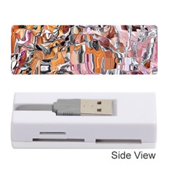 Pour Blend Smudged  Memory Card Reader (stick) by kaleidomarblingart