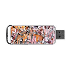 Pour Blend Smudged  Portable Usb Flash (one Side) by kaleidomarblingart