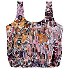 Pour Blend Smudged  Full Print Recycle Bag (xxxl) by kaleidomarblingart