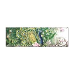 Peafowl Peacock Feather-beautiful Sticker (bumper) by Cowasu