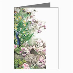 Peafowl Peacock Feather-beautiful Greeting Cards (pkg Of 8) by Cowasu