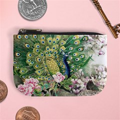 Peafowl Peacock Feather-beautiful Mini Coin Purse by Cowasu