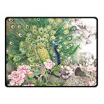 Peafowl Peacock Feather-beautiful Two Sides Fleece Blanket (Small) 45 x34  Blanket Front