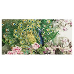 Peafowl Peacock Feather-beautiful Banner And Sign 8  X 4  by Cowasu