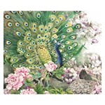 Peafowl Peacock Feather-beautiful Premium Plush Fleece Blanket (Small) 50 x40  Blanket Front