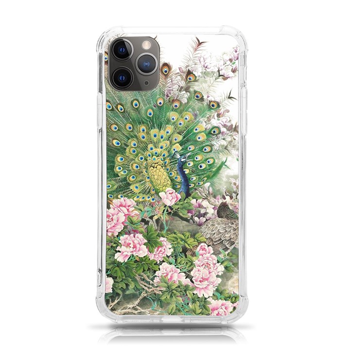 Peafowl Peacock Feather-beautiful iPhone 11 Pro Max 6.5 Inch TPU UV Print Case